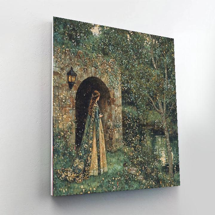 John William Waterhouse Inspired Ethereal Enchantment  Numbered Painting Kits