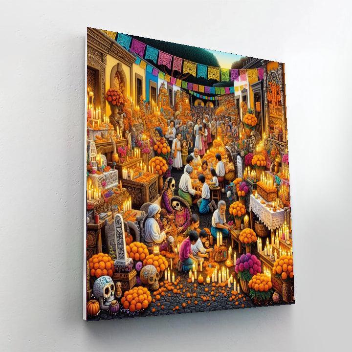 Oaxaca Day Of The Dead - Oaxaca, Mexico DIY Paint By Numbers