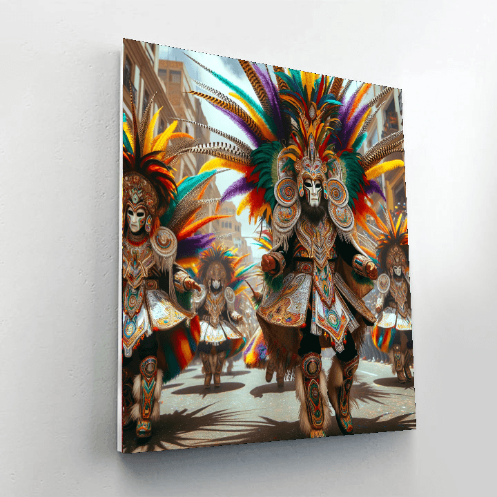 Carnival Of Oruro - Bolivia Number Painting