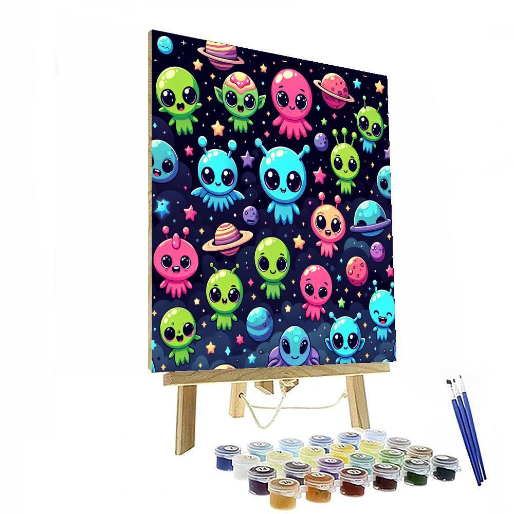 Cosmic Critter Adventure Paint By Color
