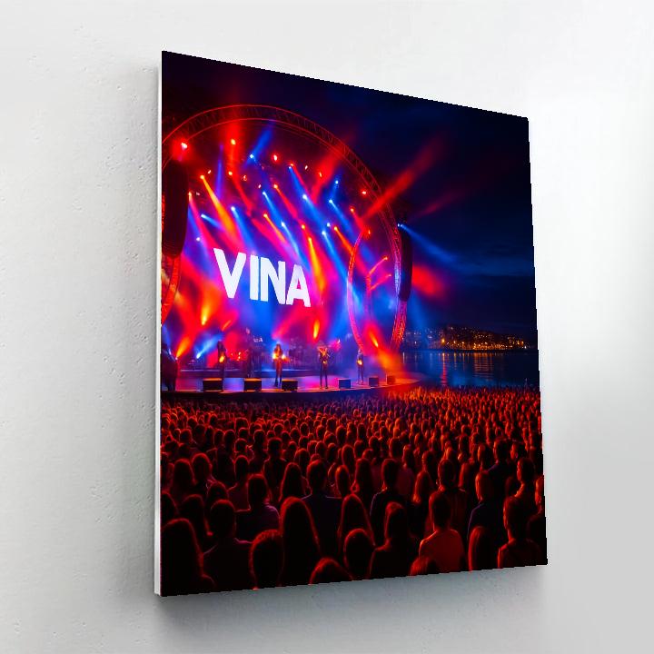 Viña Del Mar International Song Festival - Chile Numbered Painting Kits