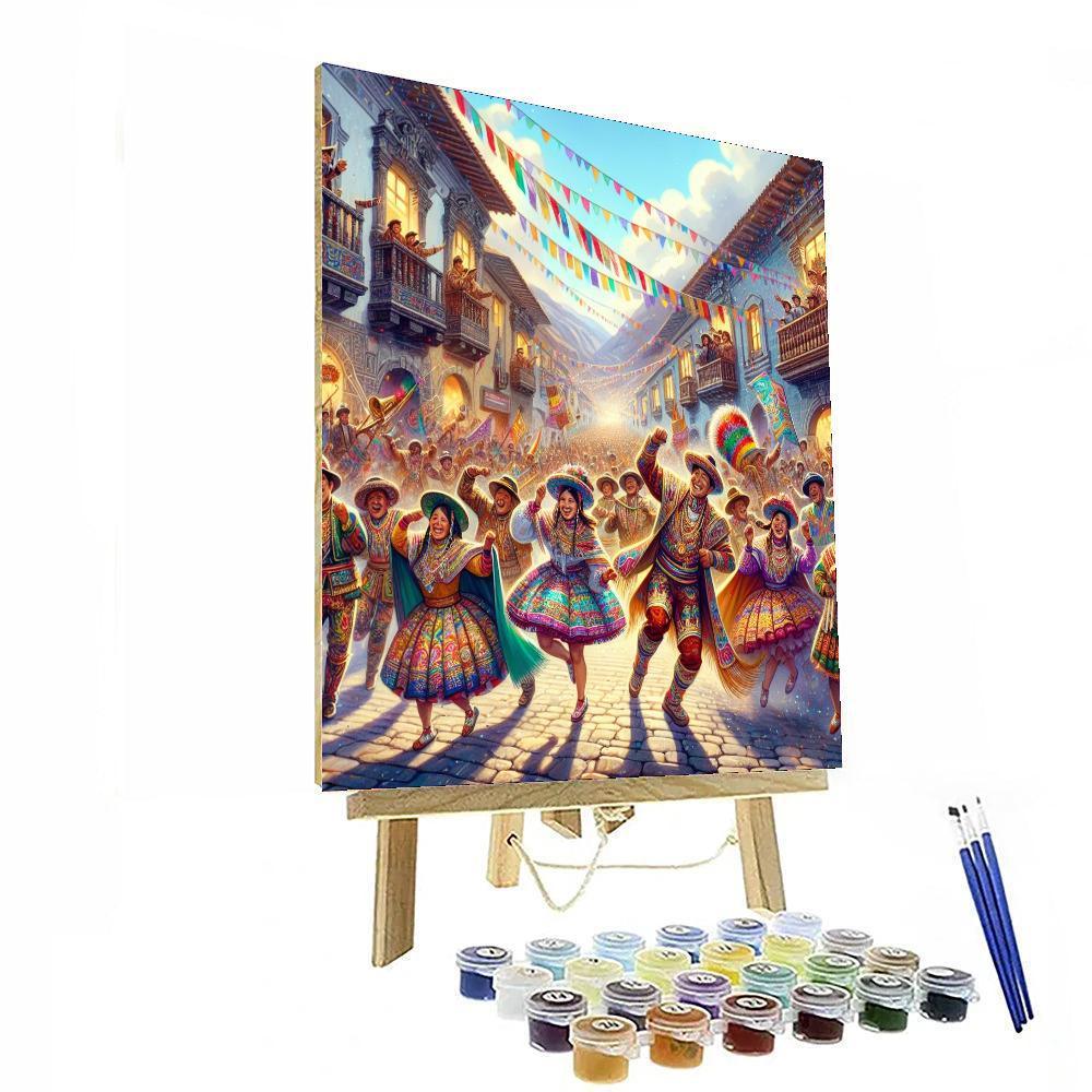 Fiesta De La Virgen De La Candelaria Paint By Numbers Kits