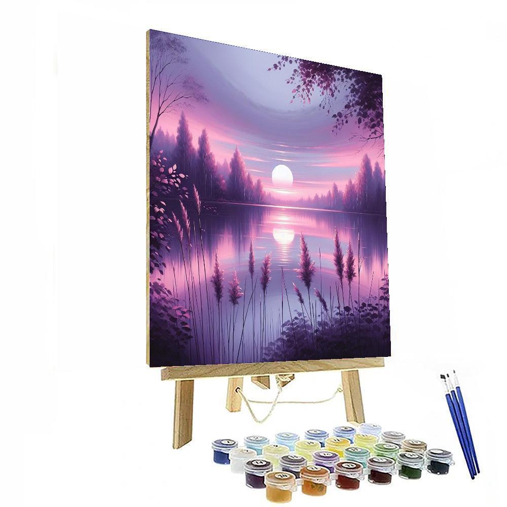 Twilight Tranquility View Paint By Numbers Art