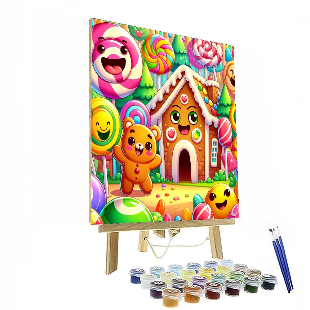 Magical Candy Kingdom Painting Number Kit