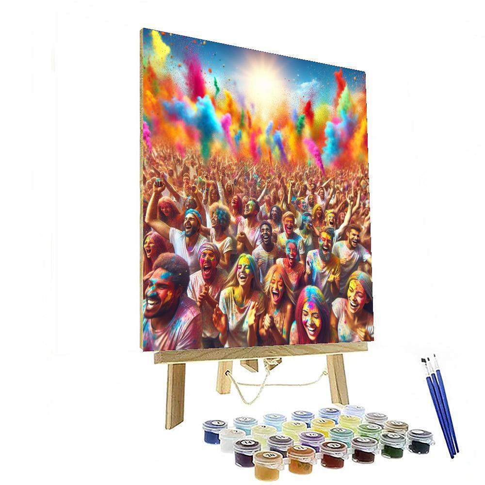 Vivid Festival Of Colors Numbered Painting Kits
