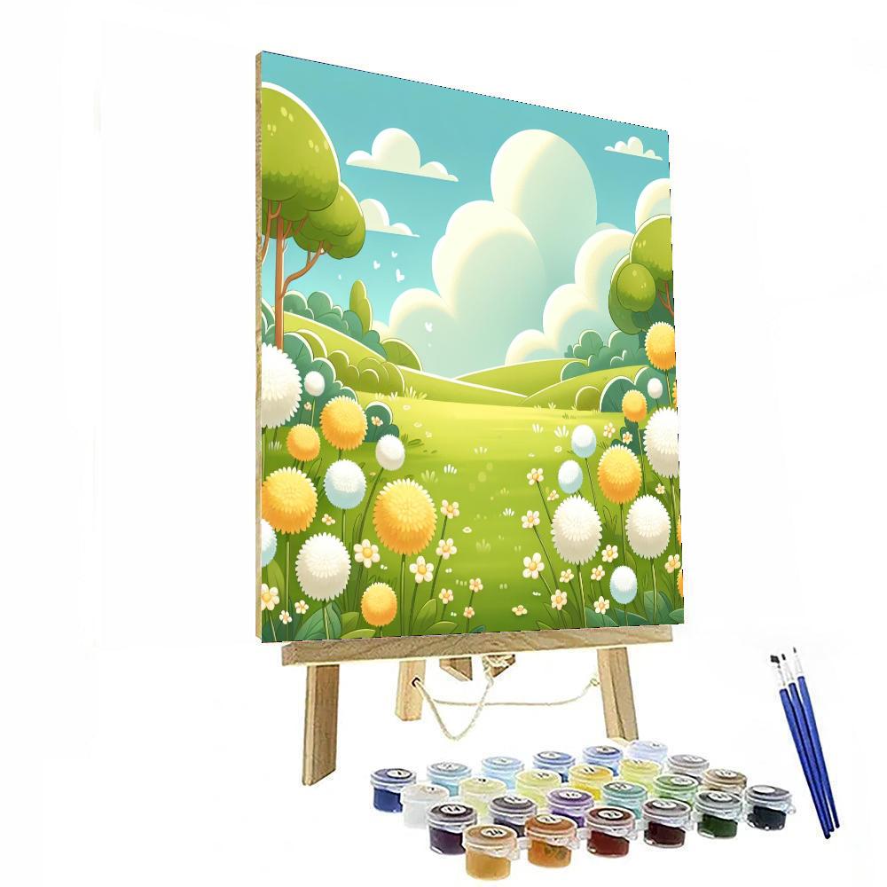 Dreamy Dandelions Paint By Numbers Art