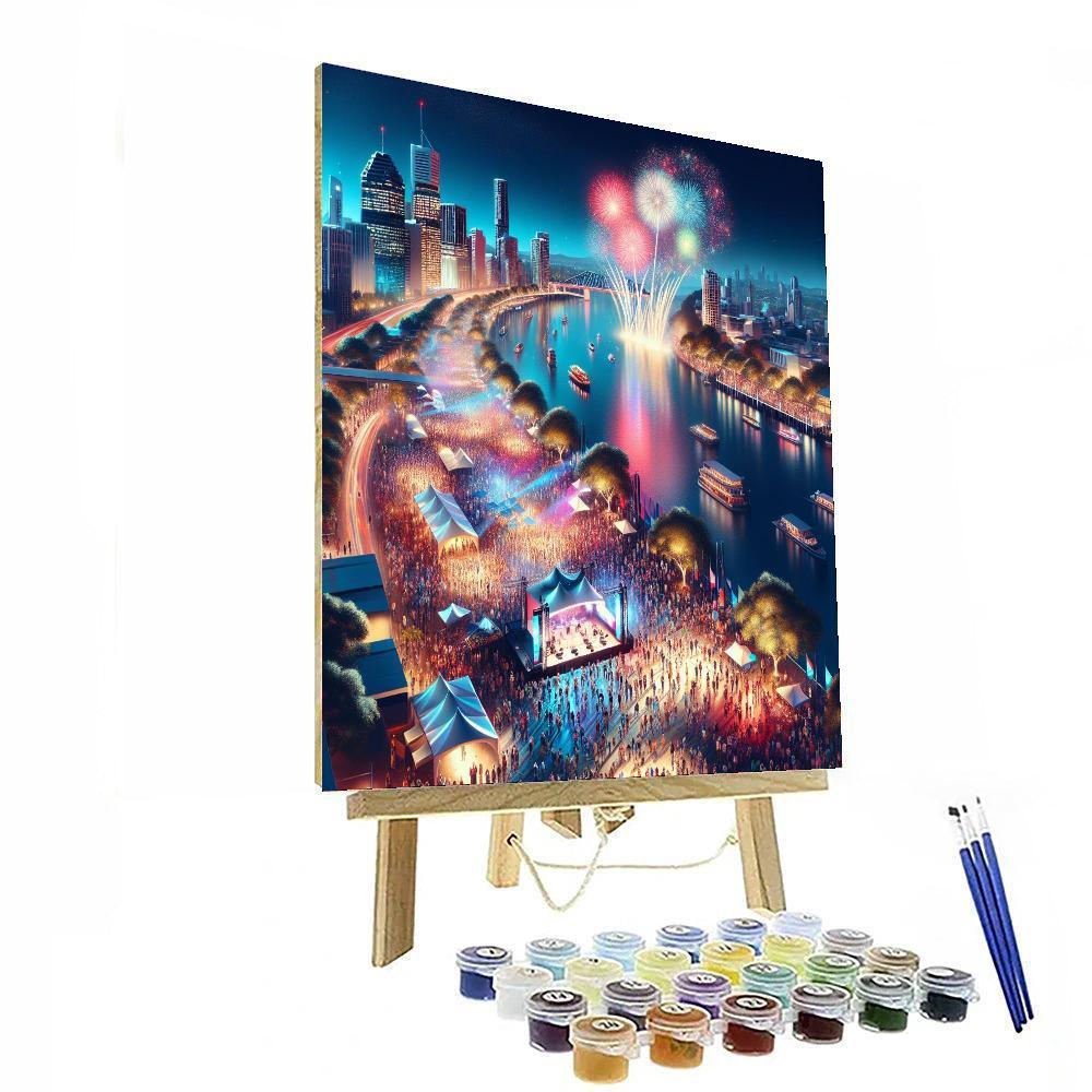 Brisbane Festival - Australia Paint By Numbers