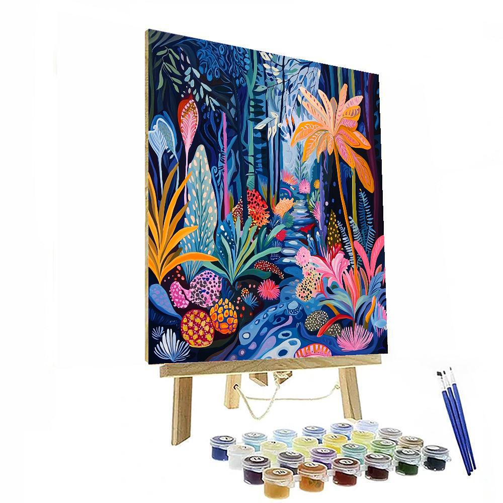 Salvador Dalí Inspired Cosmic Garden Exploration  Paint By Numbers Kits