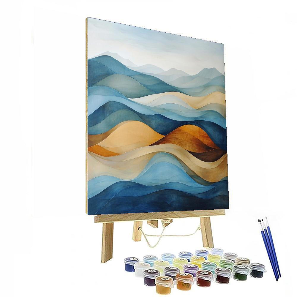 Michelangelo Inspired Elemental Tranquility  Paint By Color