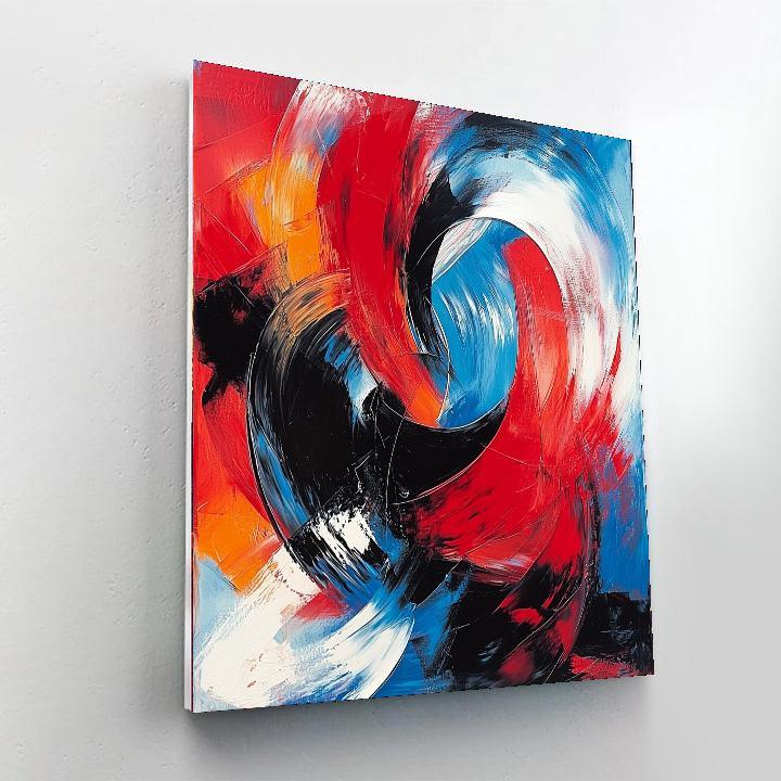 Edvard Munch Inspired Emotional Abstracts  DIY Paint By Numbers