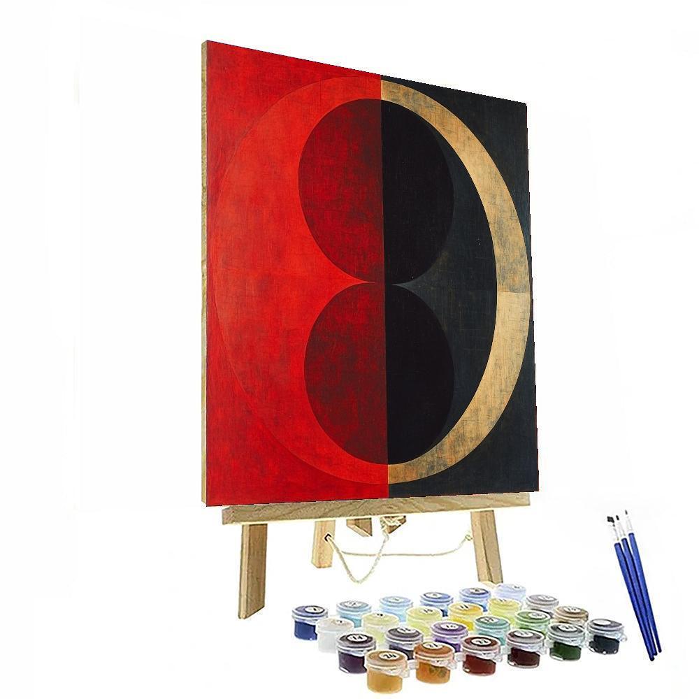 Kazimir Malevich Inspired Cosmic Balance  Painting Number Kit