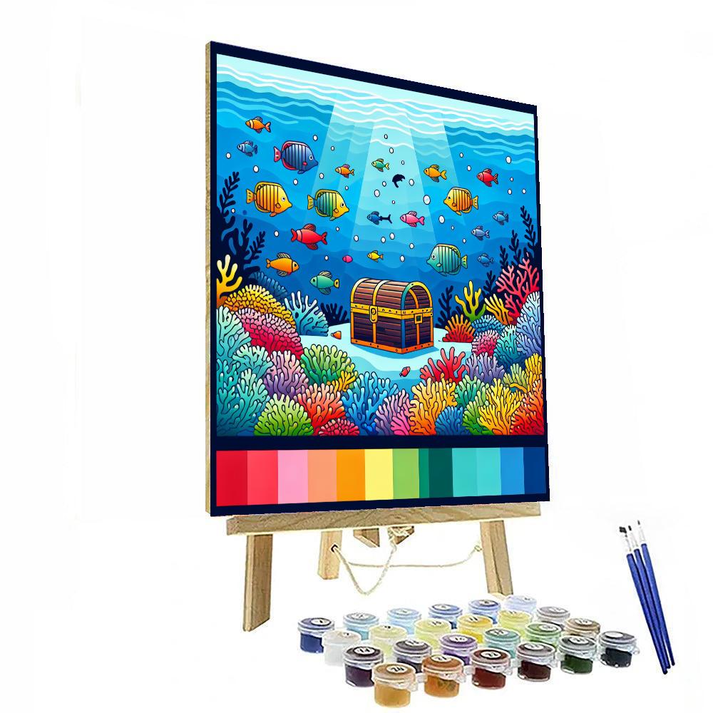 Magical Ocean Treasure DIY Paint By Numbers