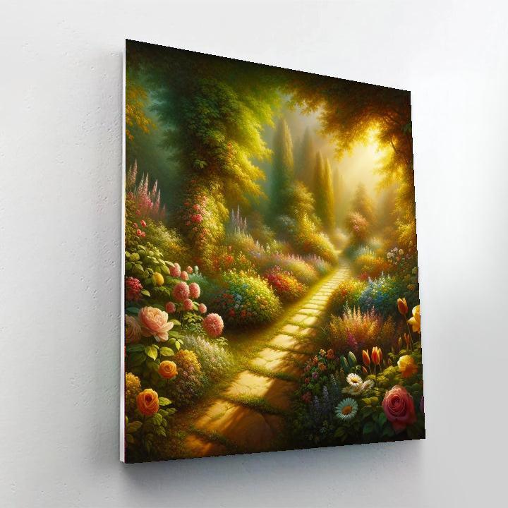 Garden Pathway Numbered Painting Kits