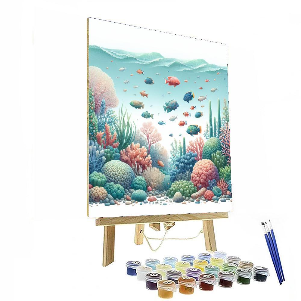 Aqua Bliss Painting By Numbers Kit