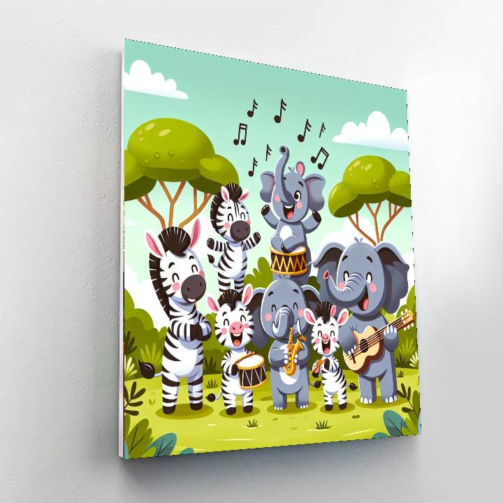 Savannah Symphony Number Painting