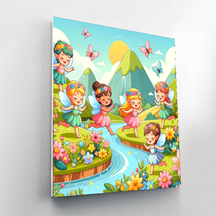 Whimsical Fairy Kingdom Paint By Numbers Kits