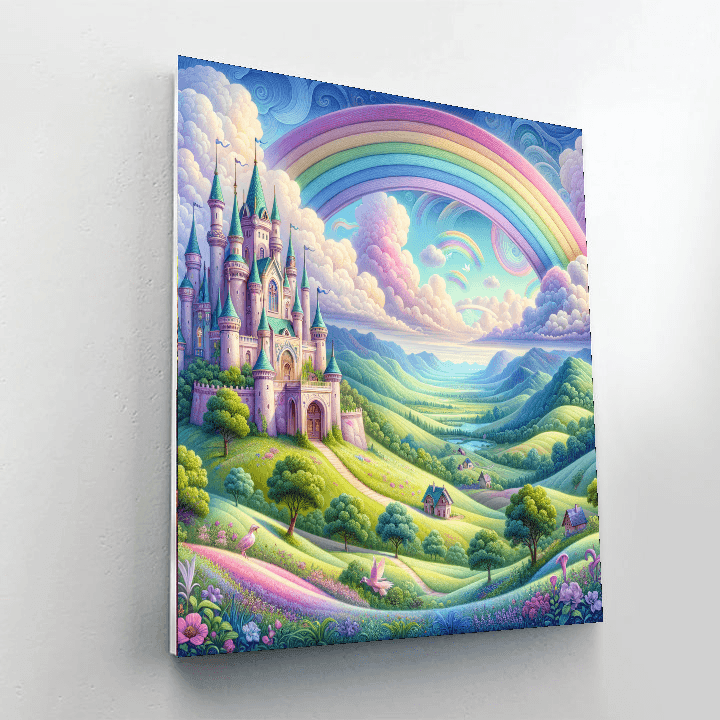 Fantasy Kingdom Landscape DIY Paint By Numbers