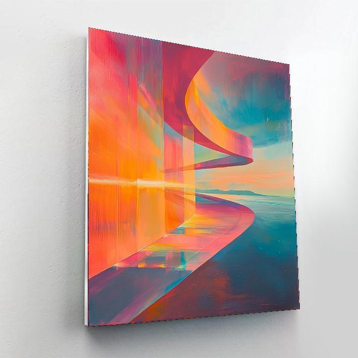 James Turrell Inspired Turrell's Light In Motion  DIY Paint By Numbers