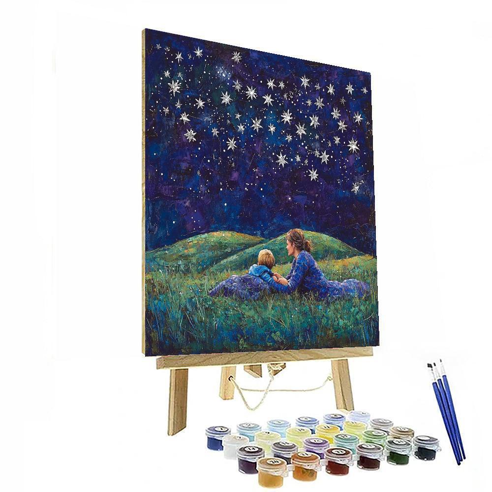 Starry Night Of Wishes Number Painting
