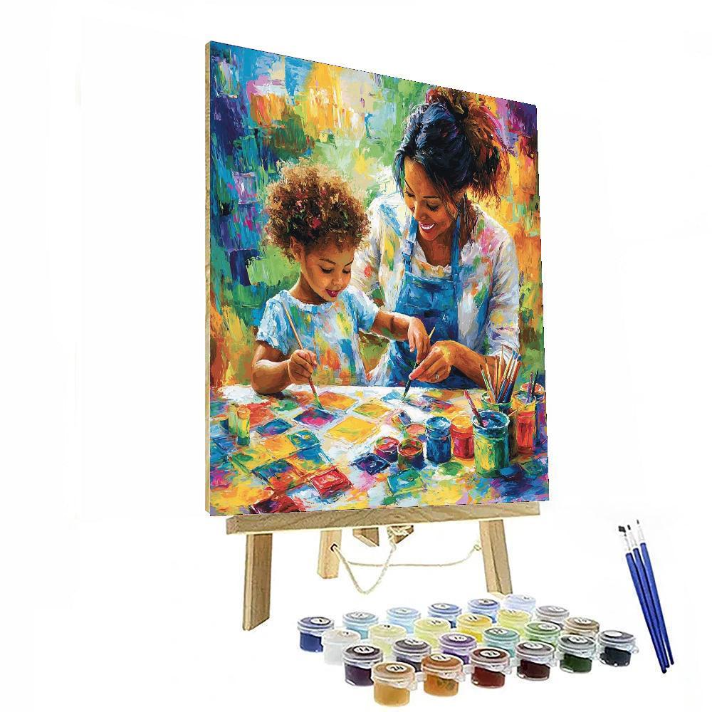 Moms Make The World Go Round Paint By Numbers Kits
