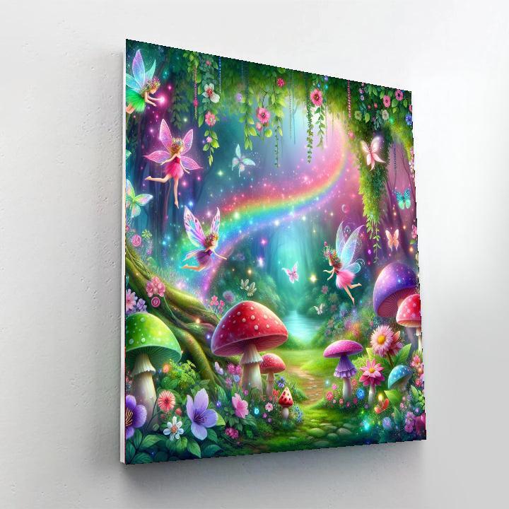 Enchanted Fairyland Dreams Painting Number Kit
