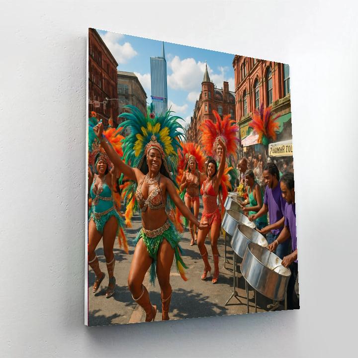 Caribbean Carnival Of Manchester - Manchester, England Painting Number Kit