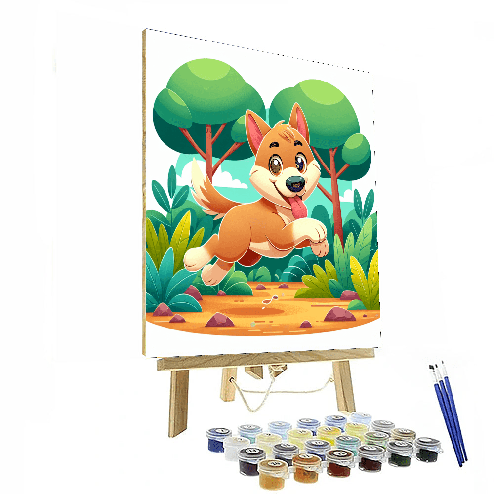 Dashing Dingo Painting Number Kit
