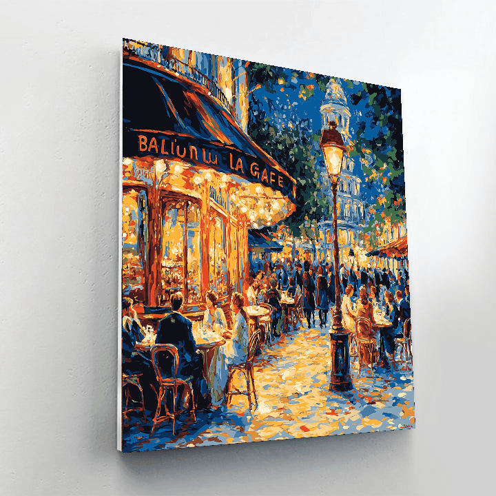 Pierre-Auguste Renoir Inspired Renoir's Cafe Terrace  Paint By Numbers Art