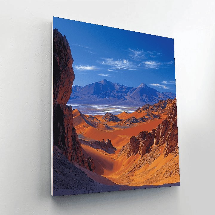The Atacama Desert Painting Number Kit