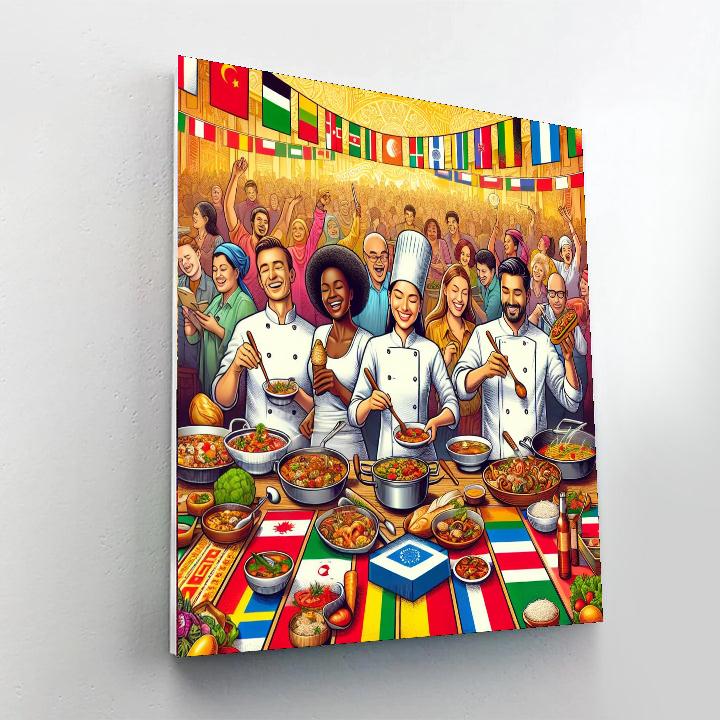 World Food Festival - International Painting Number Kit