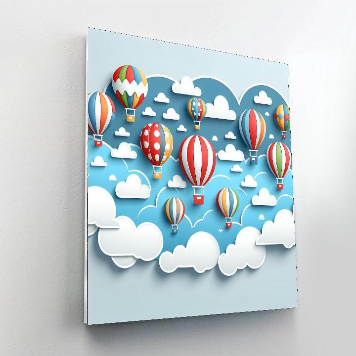 Magic Balloon Ride Number Painting
