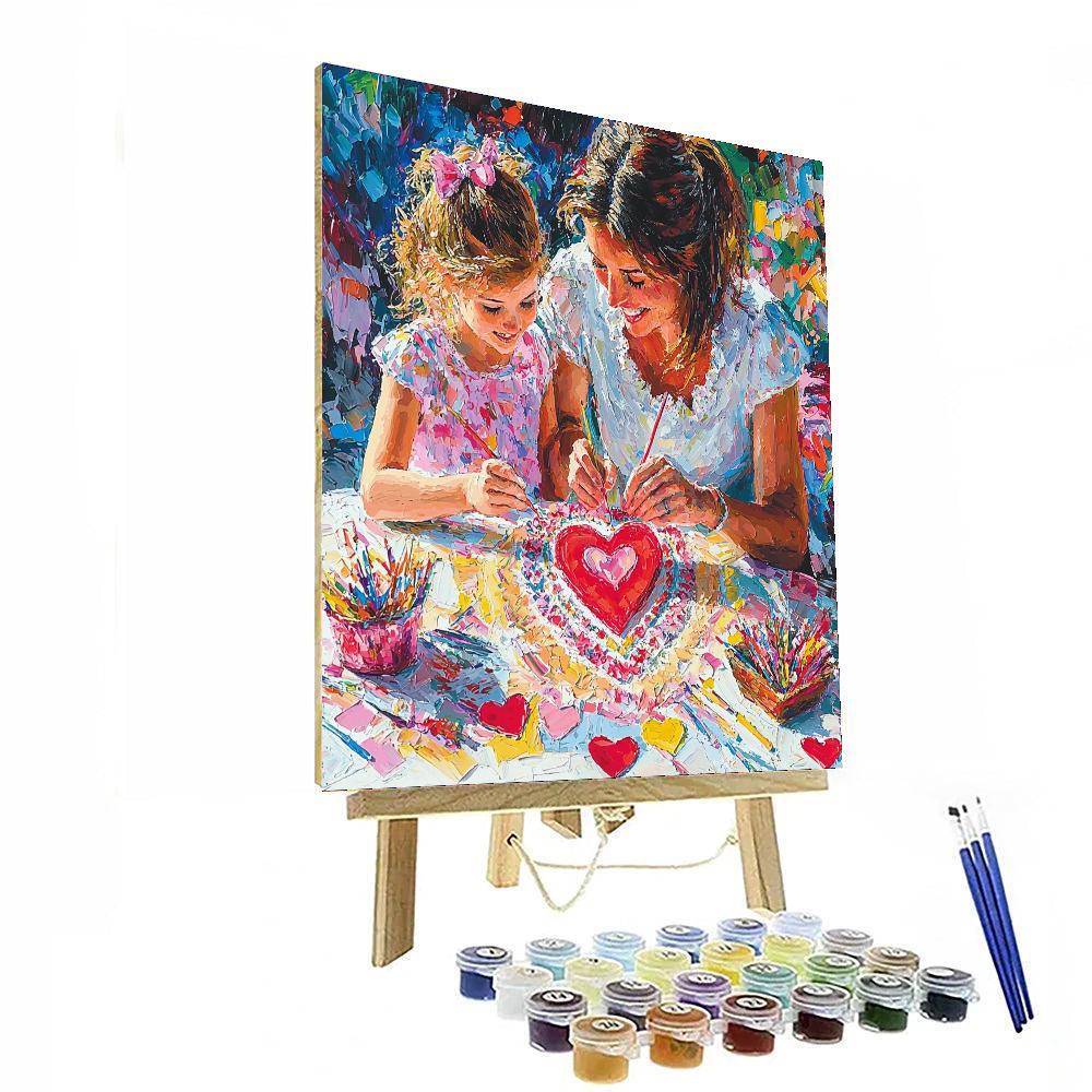 Caring Hearts Paint By Numbers