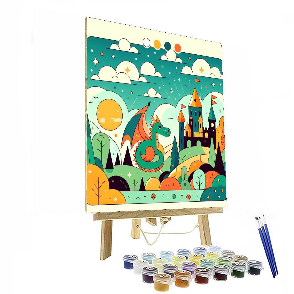 Mystic Fantasy Realm Paint By Color