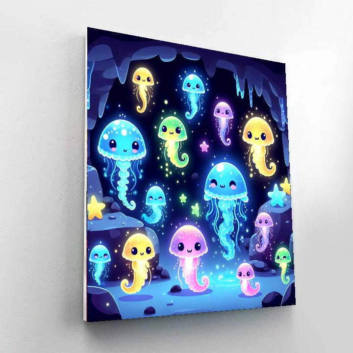 Glowing Grotto Gathering Numbered Painting Kits