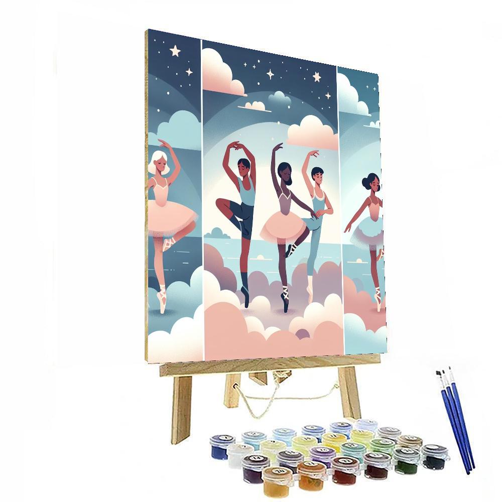 Ballet In The Sky Number Painting