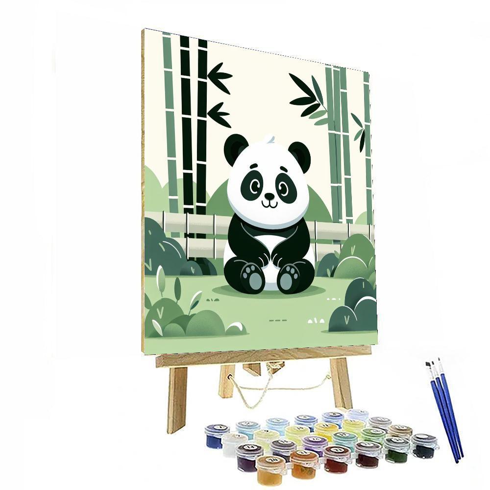 Panda Garden Harmony Paint By Number