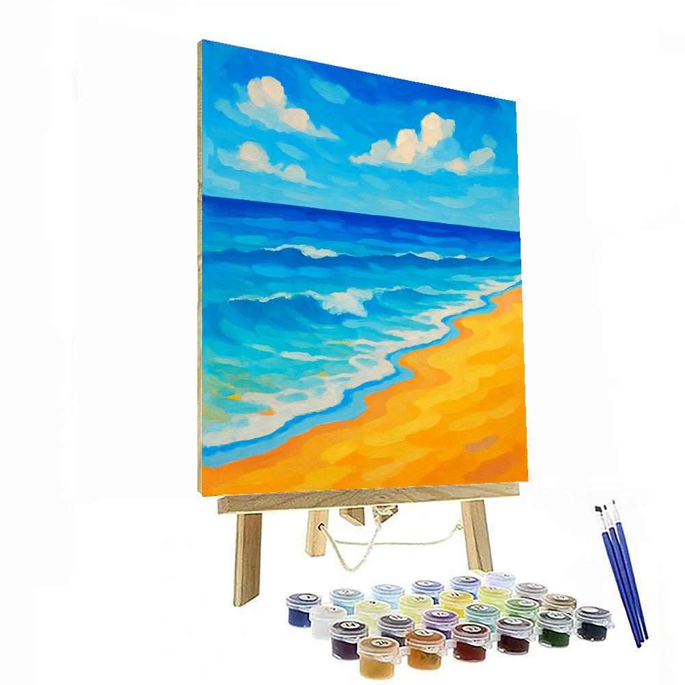 Beachside Tranquility Numbered Painting Kits