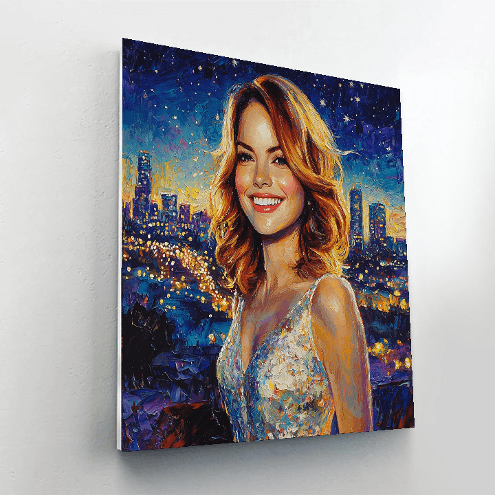 Emma Stone: The Radiant Journey Of A La La Land Star DIY Paint By Numbers