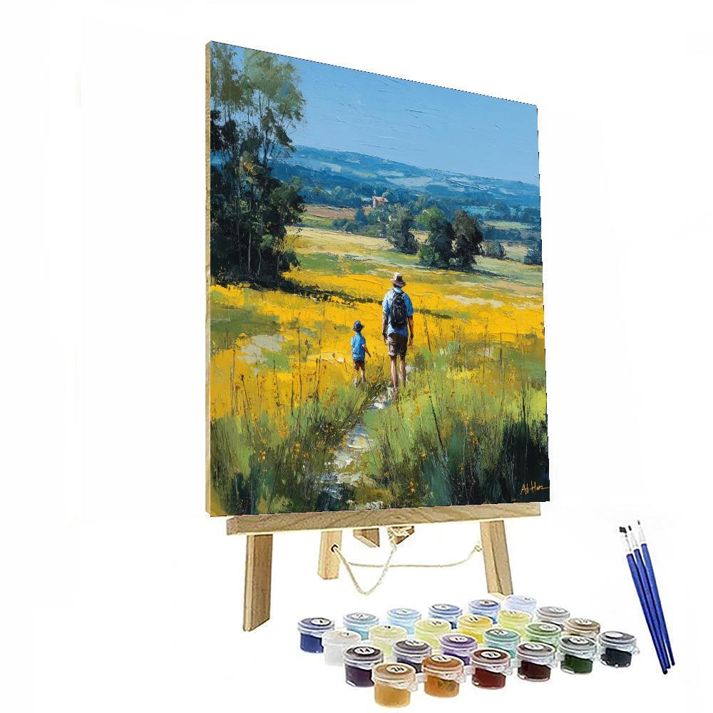 Summer Stroll Number Painting