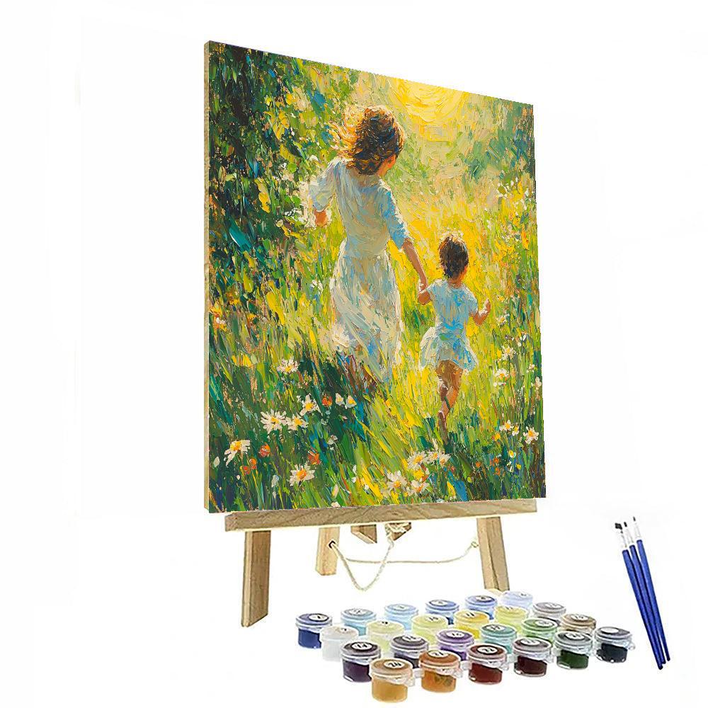 Summer Meadow Playtime Paint By Number