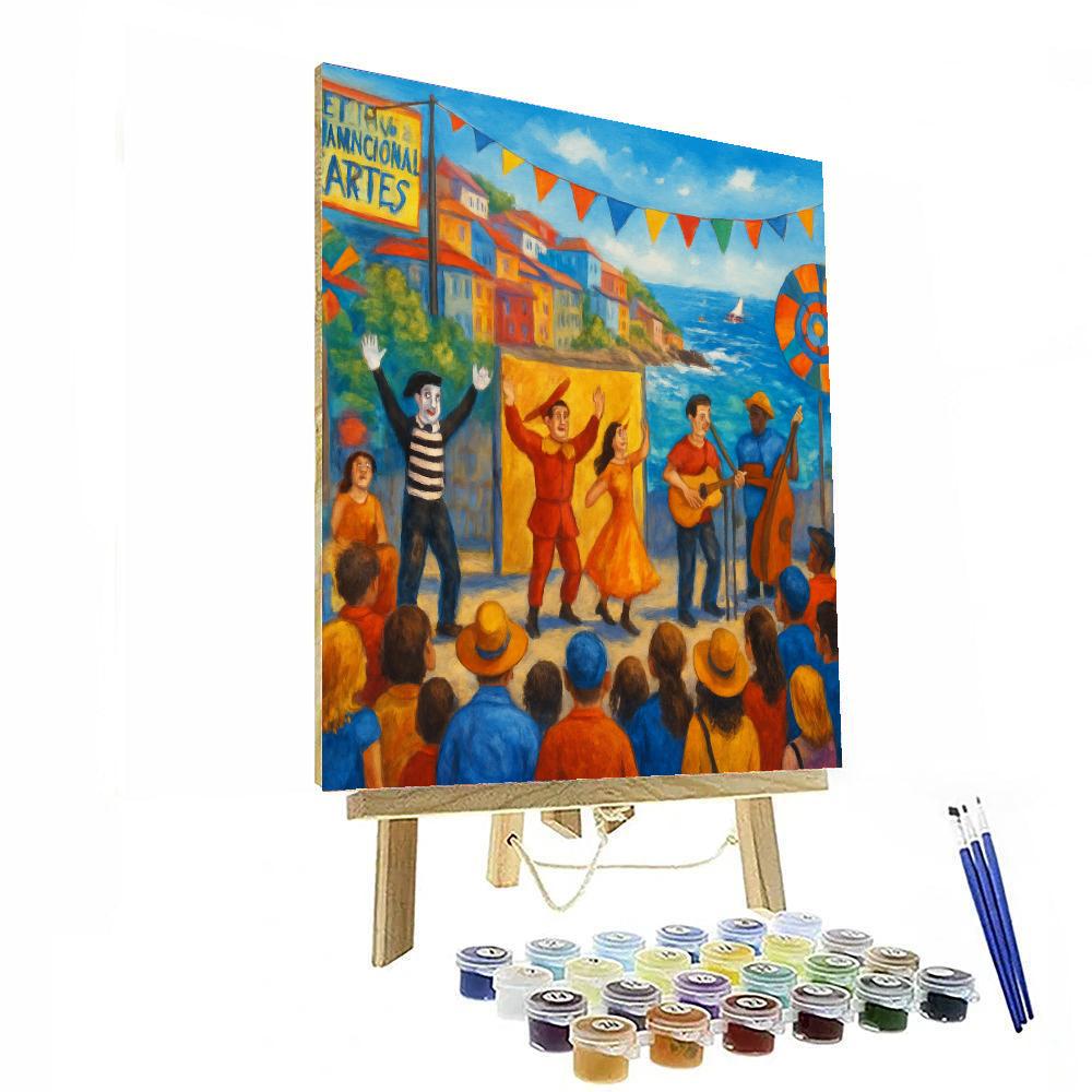 International Festival Of Arts - Chile Paint By Numbers Art