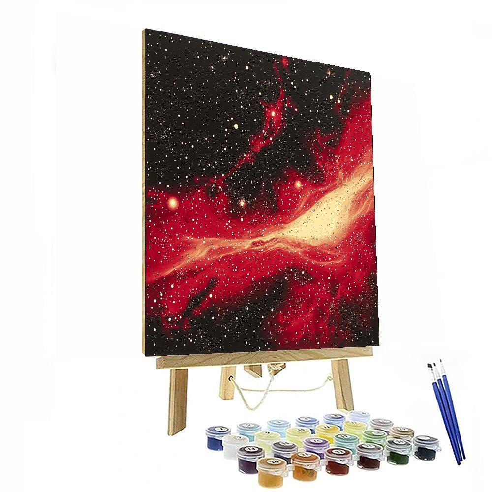 Yayoi Kusama Inspired Starry Abstraction  DIY Paint By Numbers