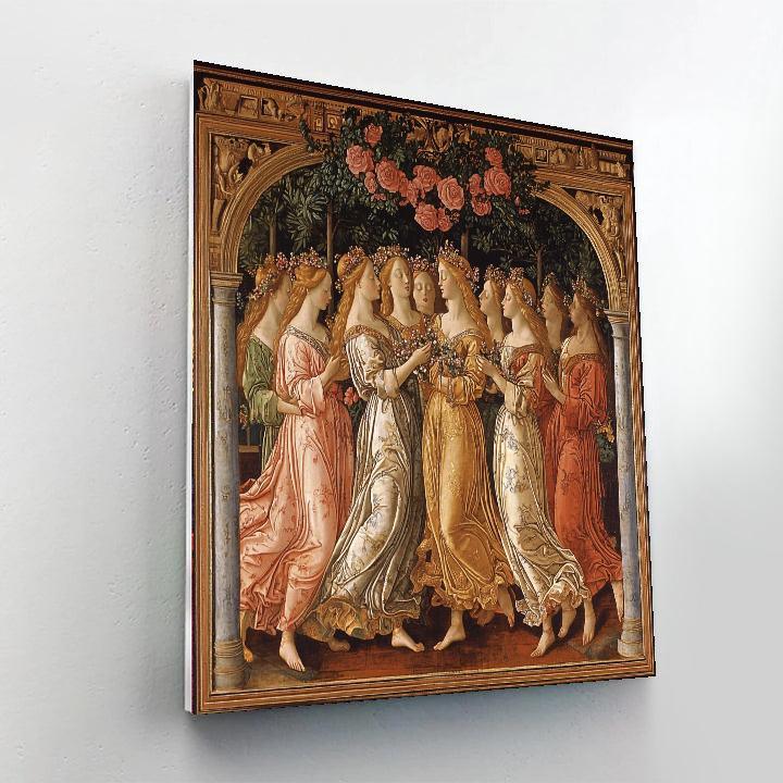Sandro Botticelli Inspired Renaissance Courtship  Paint By Numbers