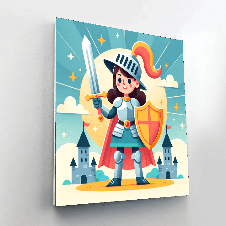 Daring Knight DIY Paint By Numbers