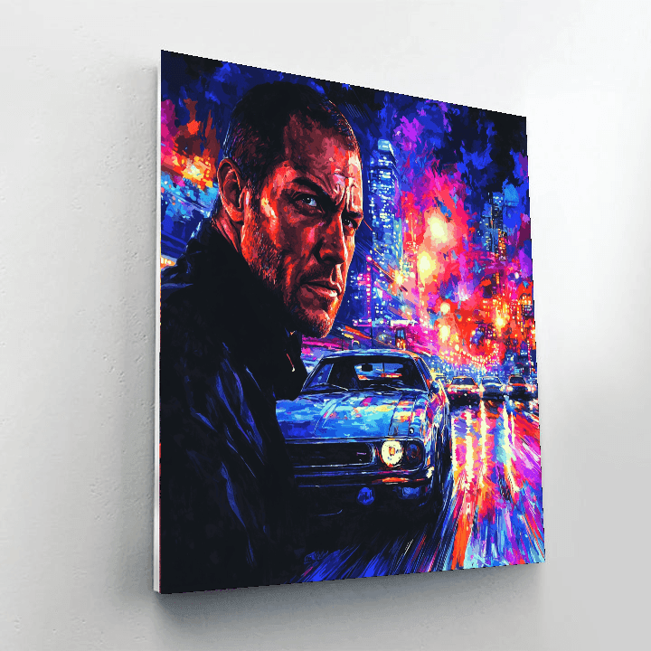 Vin Diesel: The Brotherhood Of Dominic Toretto Paint By Color