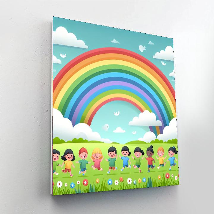 Radiant Rainbow Retreat Numbered Painting Kits