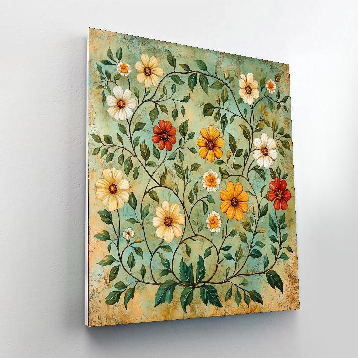 Leonardo Da Vinci Inspired Eternal Gardens  Paint By Numbers Art