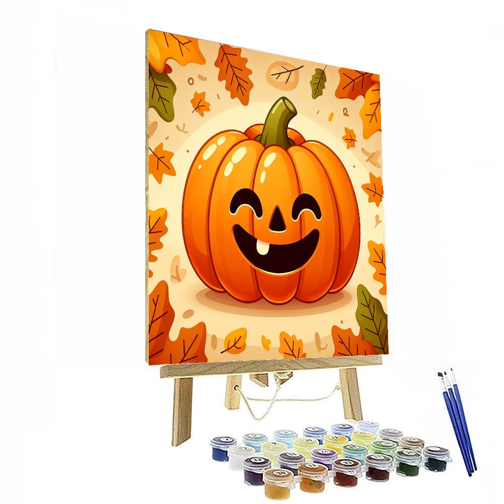 Joyful Jack-o-lantern Numbered Painting Kits