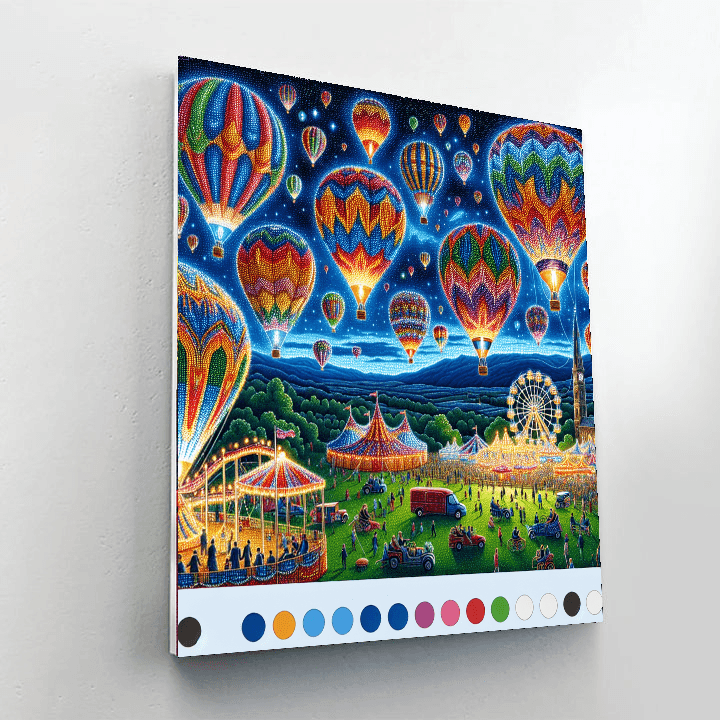 Bristol International Balloon Fiesta - Uk Paint By Number