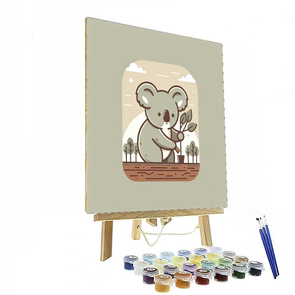 Eco-friendly Koala Painting Number Kit